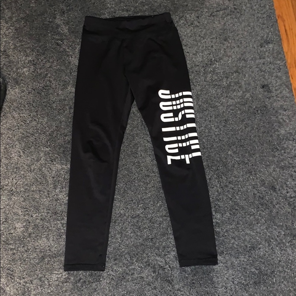 Black justice leggings